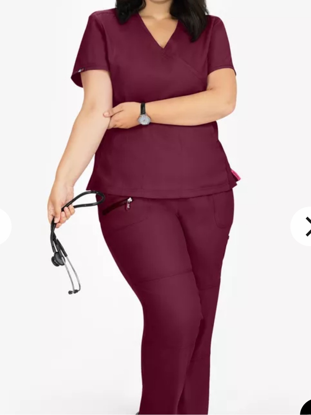 Women’s Koi Lite Philosophy Scrub Set in Wine